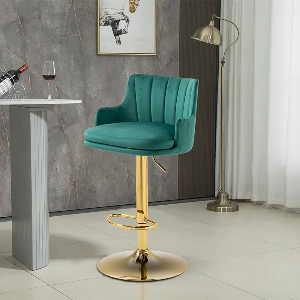 Green Color Oliver Bar Stool - All India Decor
