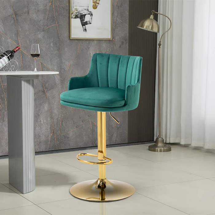 Green Color Oliver Bar Stool