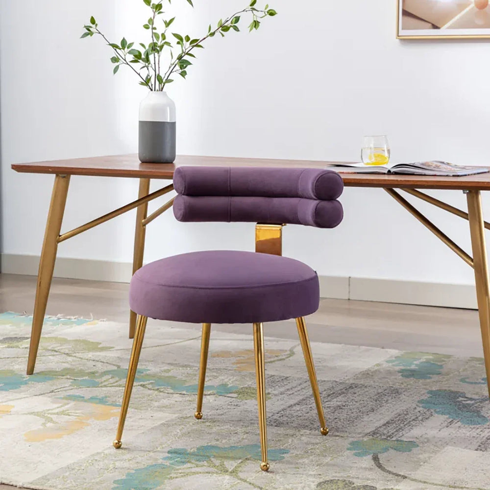 Purple Swizzy Aceent Chair - All India Decor
