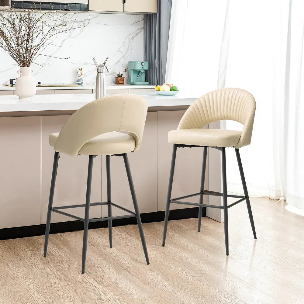 Beige Elmore Bar Stool - All India Decor