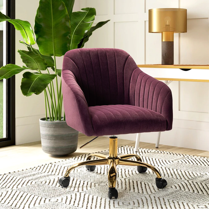 Purple Louise Task Chair