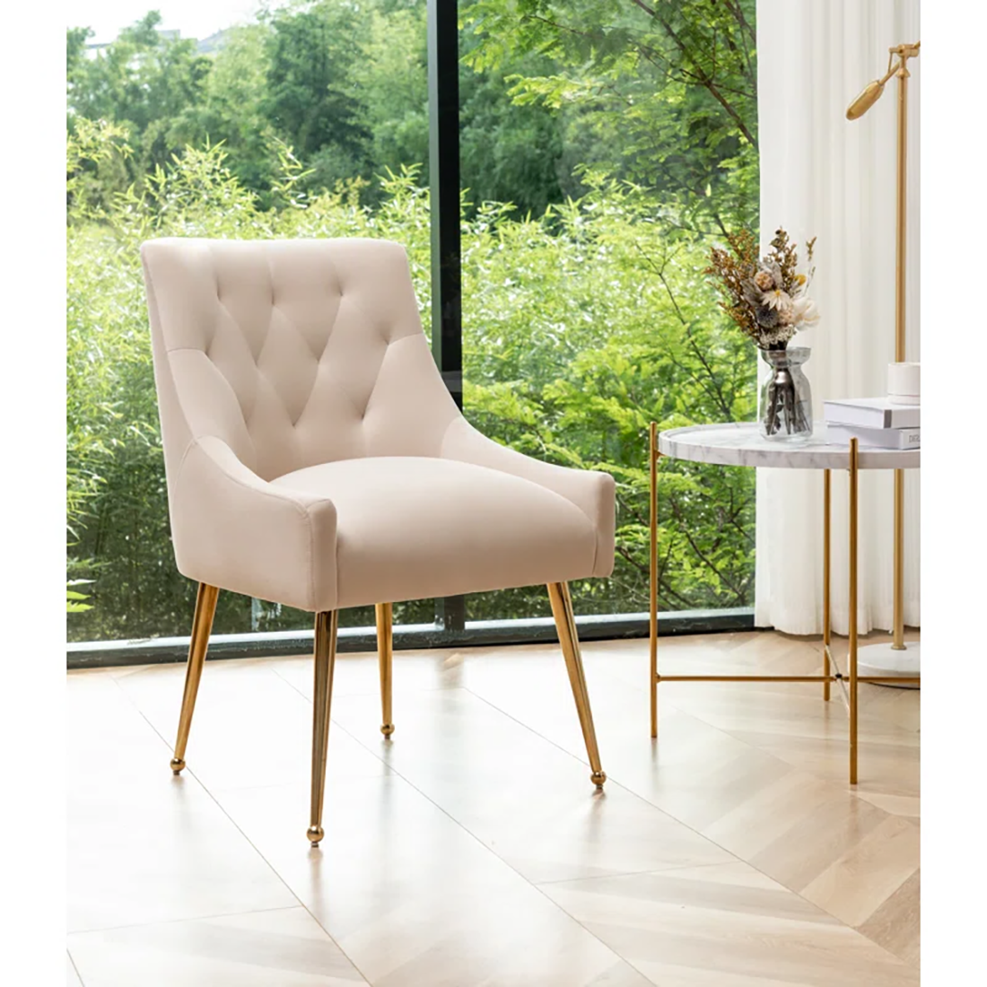 Beige Asul Accent Chair