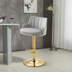 Grey Color Oliver Bar Stool - All India Decor