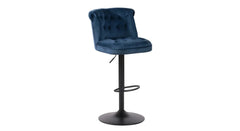 Blue Color Cellan Swiel Adjustable Bar Stool - All India Decor