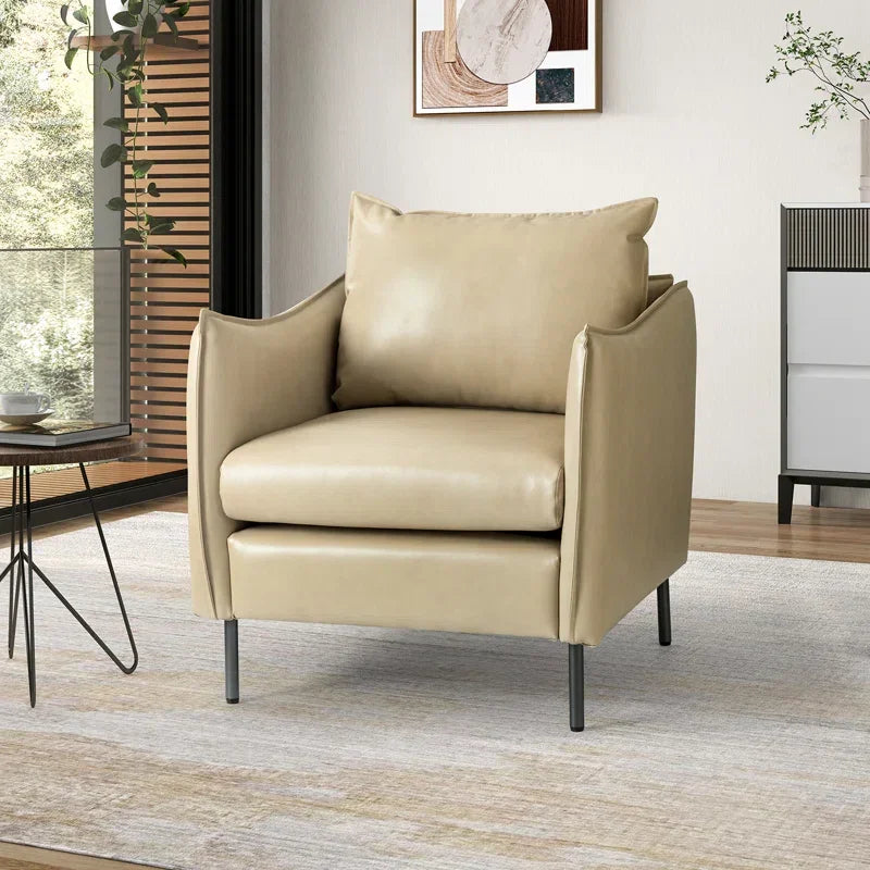 Beige Lucas Accent Chair - All India Decor
