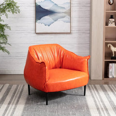 Orange Almeda Accnet Chair - All India Decor