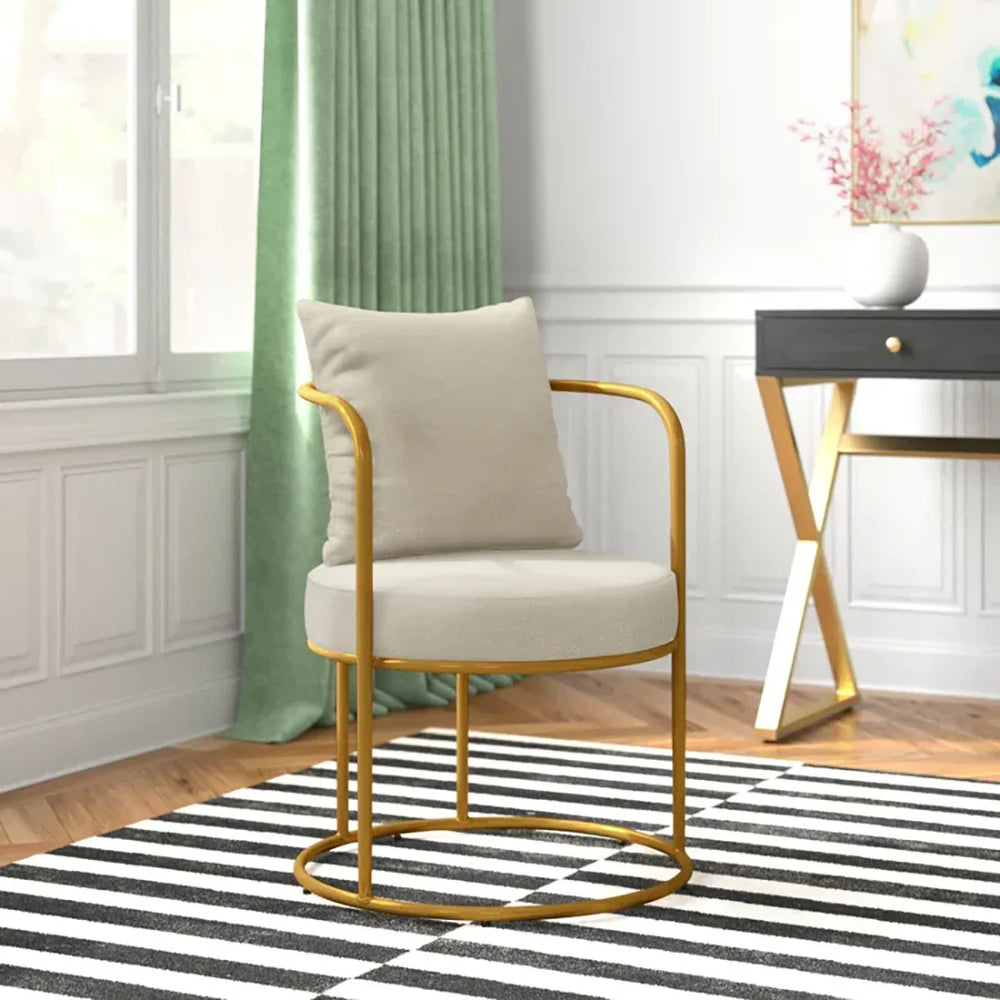 Beige Allex Chair - All India Decor