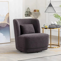 Grey Deeda Barrel Chair - All India Decor
