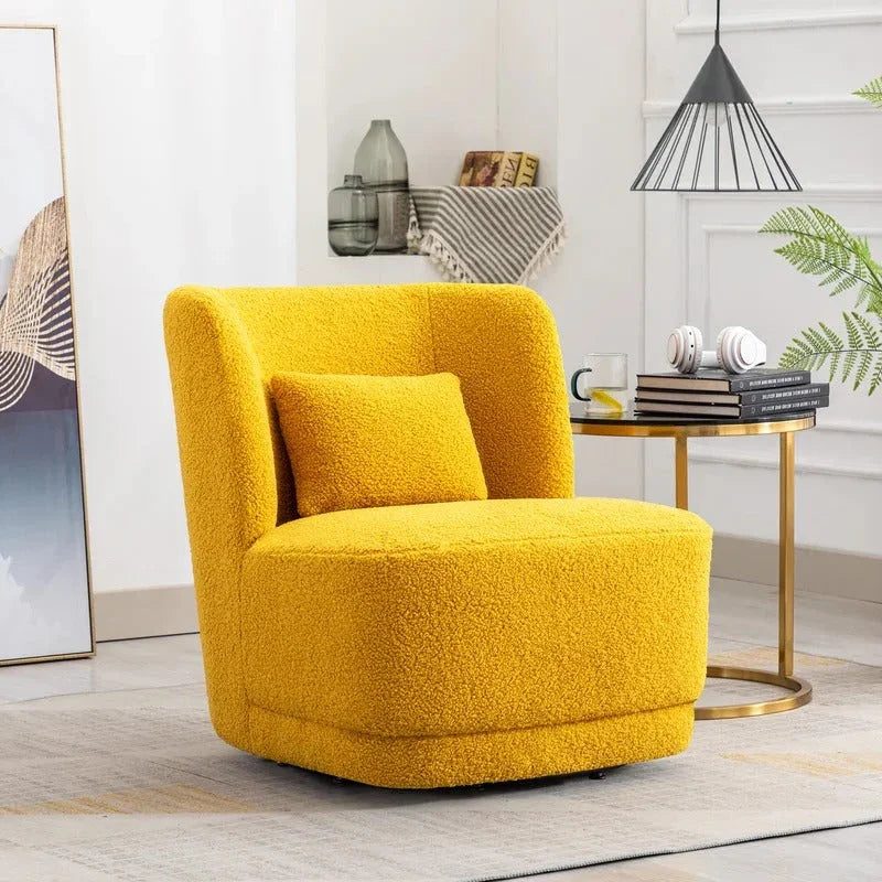 Yellow Deeda Barrel Chair - All India Decor