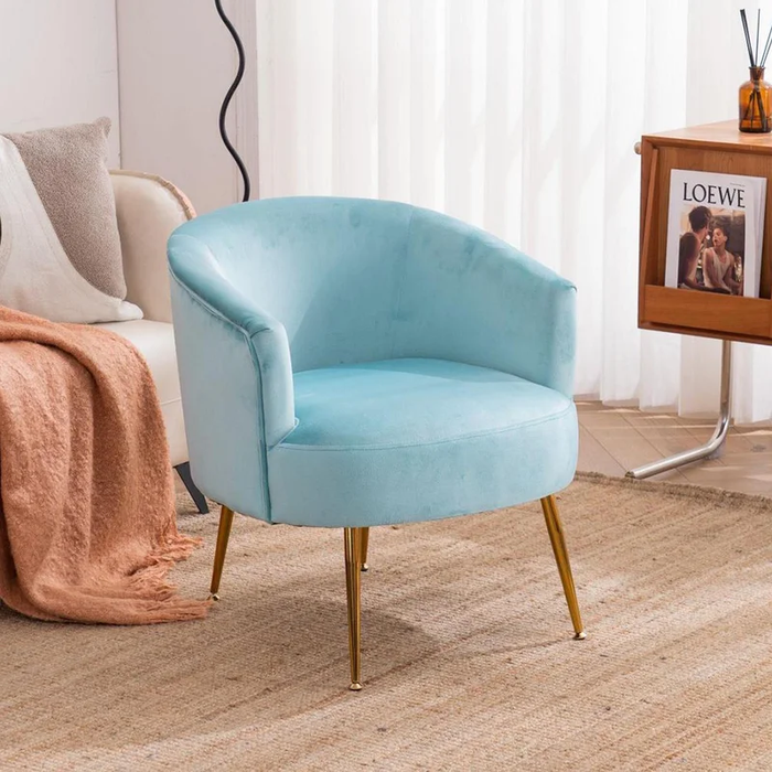 Sky Blue Jiba Accent Chair