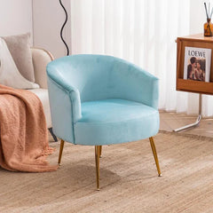 Sky Blue Jiba Accent Chair - All India Decor