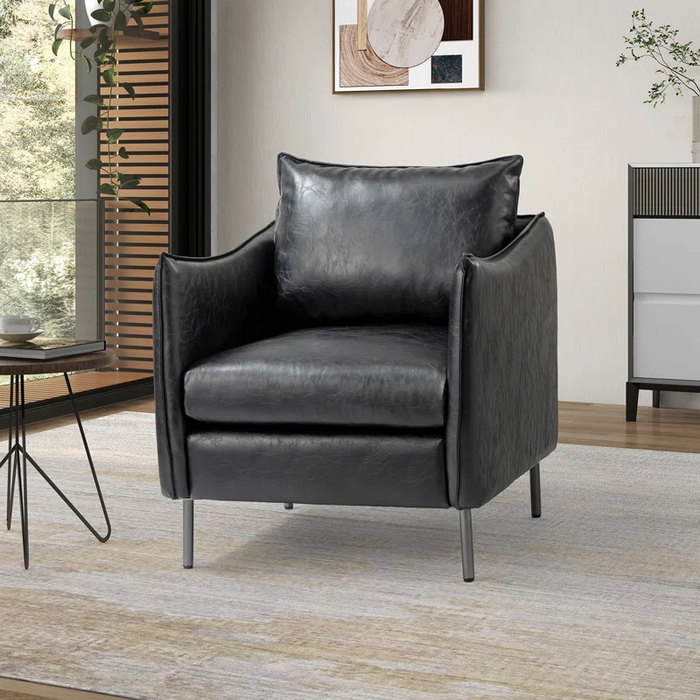 Black Lucas Accent Chair