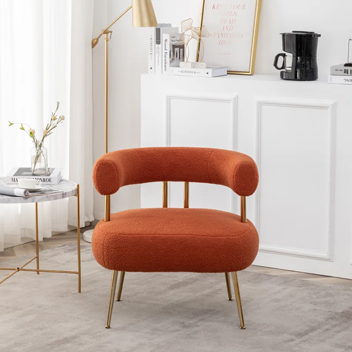 Orange Bonnita Accent Chair