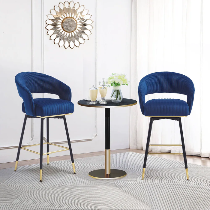 Blue Mixoy Bar Stool