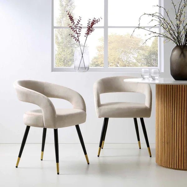Beige Boucle Bentlee Accent Chair - All India Decor