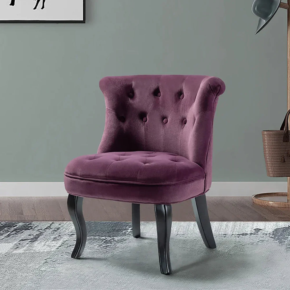 Purple Donata Accent Chair - All India Decor