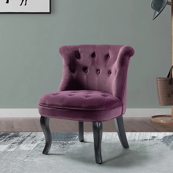 Purple Donata Accent Chair