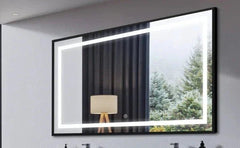 Liana Metal Framed Rectangle LED Mirror - All India Decor