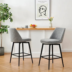 Grey Color Mccain Bar Stool - All India Decor