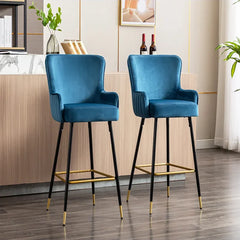 Blue Color Nolen Bar Stool - All India Decor