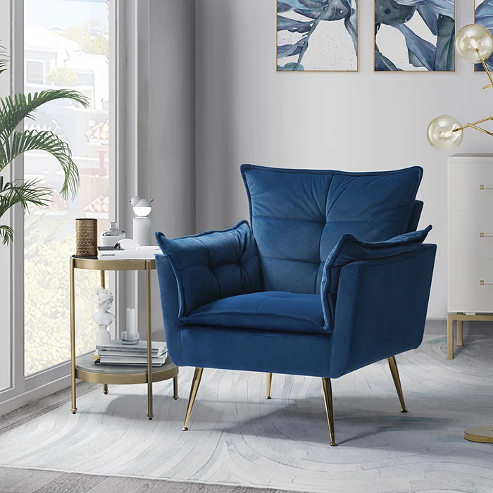 Blue Fyn Accent Chair