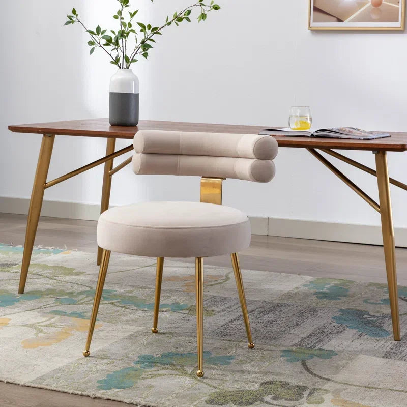 Beige Swizzy Aceent Chair - All India Decor