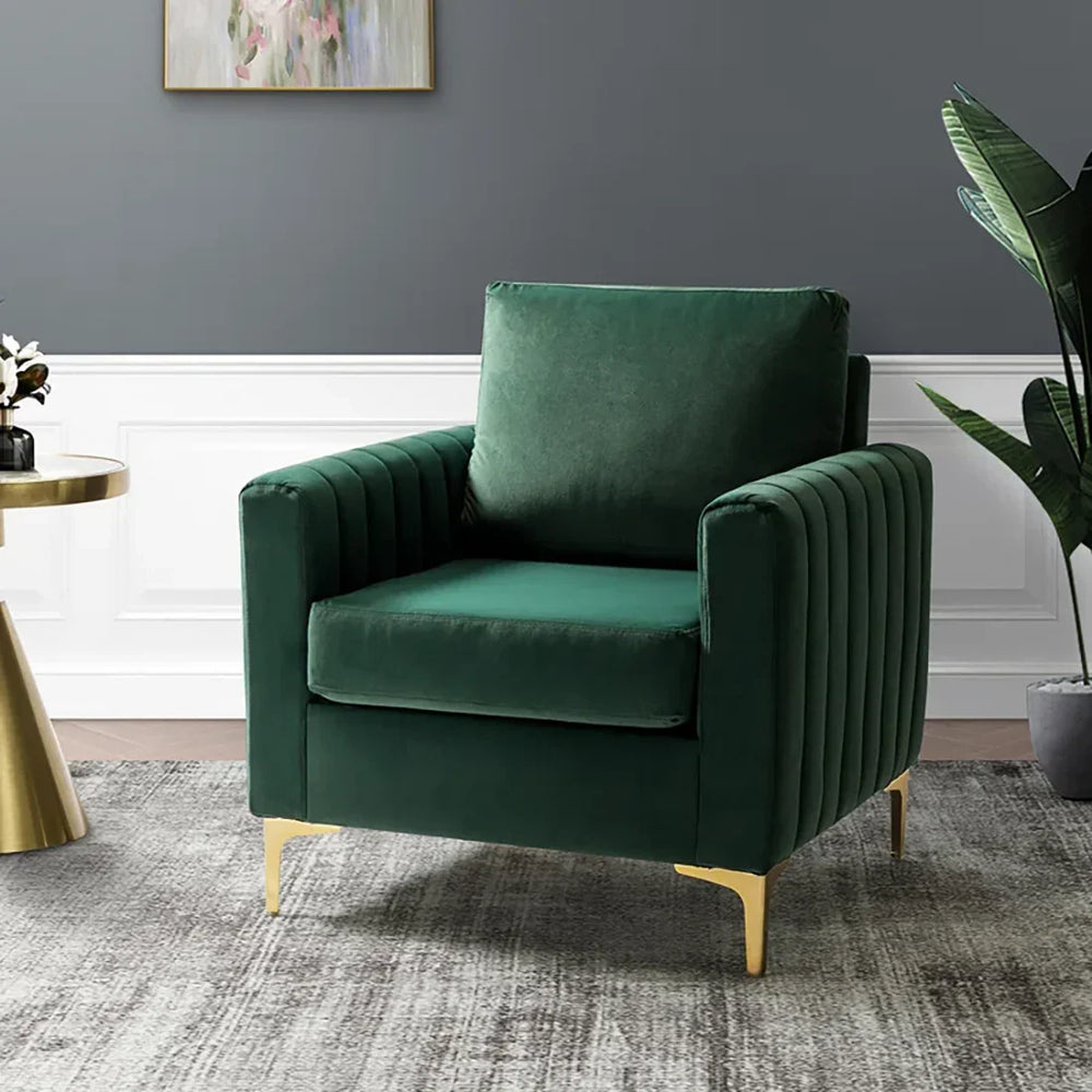 Green Rafeal Lounge Chair - All India Decor