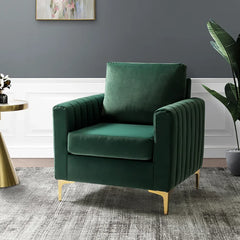 Green Rafeal Lounge Chair - All India Decor