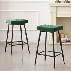 Green Color Gemm Bar Stool - All India Decor
