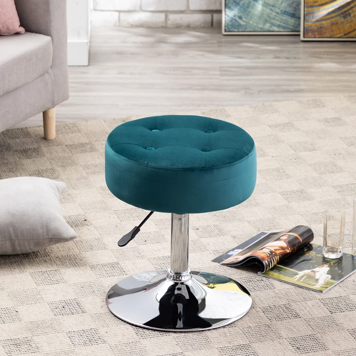 Green Color Deria  Vanity Stool