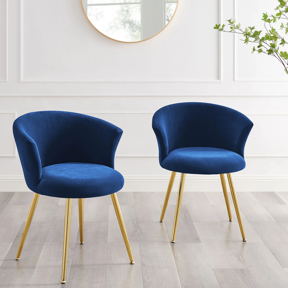 Blue Marwood Accent Chair