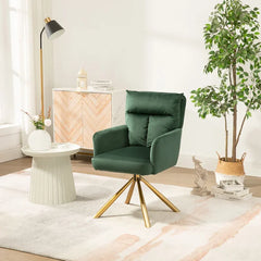 Green Gerlec Swivel Chair - All India Decor
