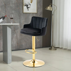 Black Color Oliver Bar Stool - All India Decor