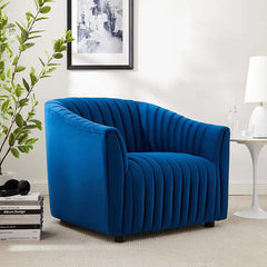 Blue Latonia Accent Chair - All India Decor