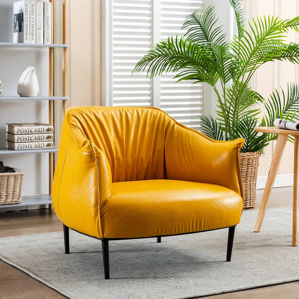 Yellow Almeda Accnet Chair - All India Decor