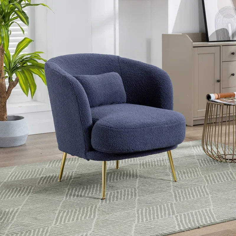 Blue Citium Accent Chair - All India Decor