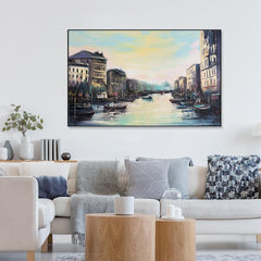 City of Canals Framed Wall Art - All India Decor