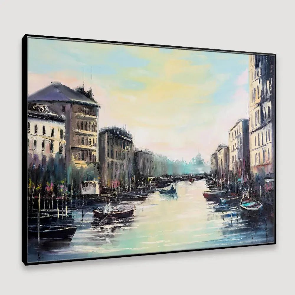 City of Canals Framed Wall Art - All India Decor