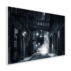 Smokey Street of New York City Framed Wall Art - All India Decor