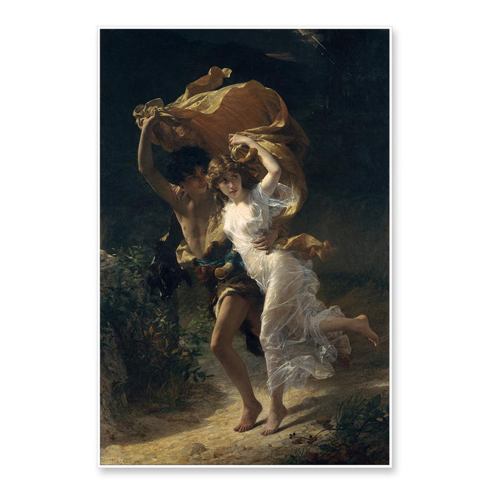 The Storm by Pierre Auguste Cot Framed Wall Art