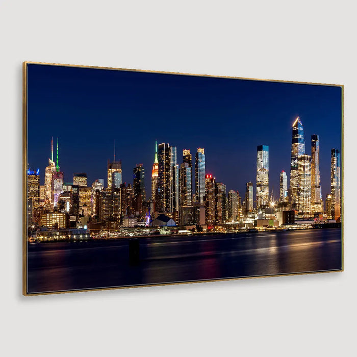 Beautiful City Lights Framed Canvas Wall Paintings/Wall Art