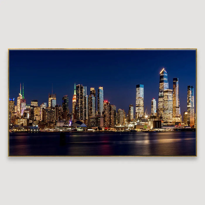 Beautiful City Lights Framed Canvas Wall Paintings/Wall Art