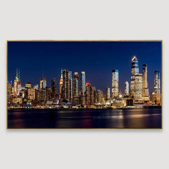 Beautiful City Lights Framed Canvas Wall Paintings/Wall Art - All India Decor
