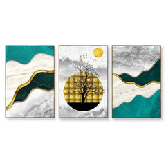 Abstract Visions Frames Set Of 3 - All India Decor