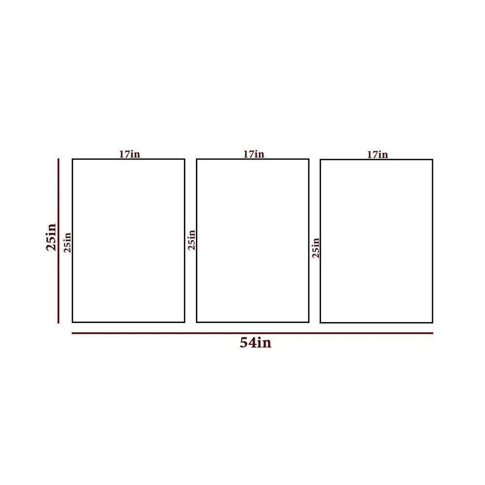 Abstract Visions Frames Set Of 3 - All India Decor