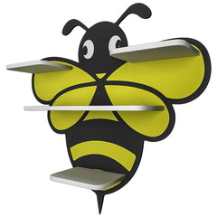 Honey Bee Wooden Kids Shelf - All India Decor