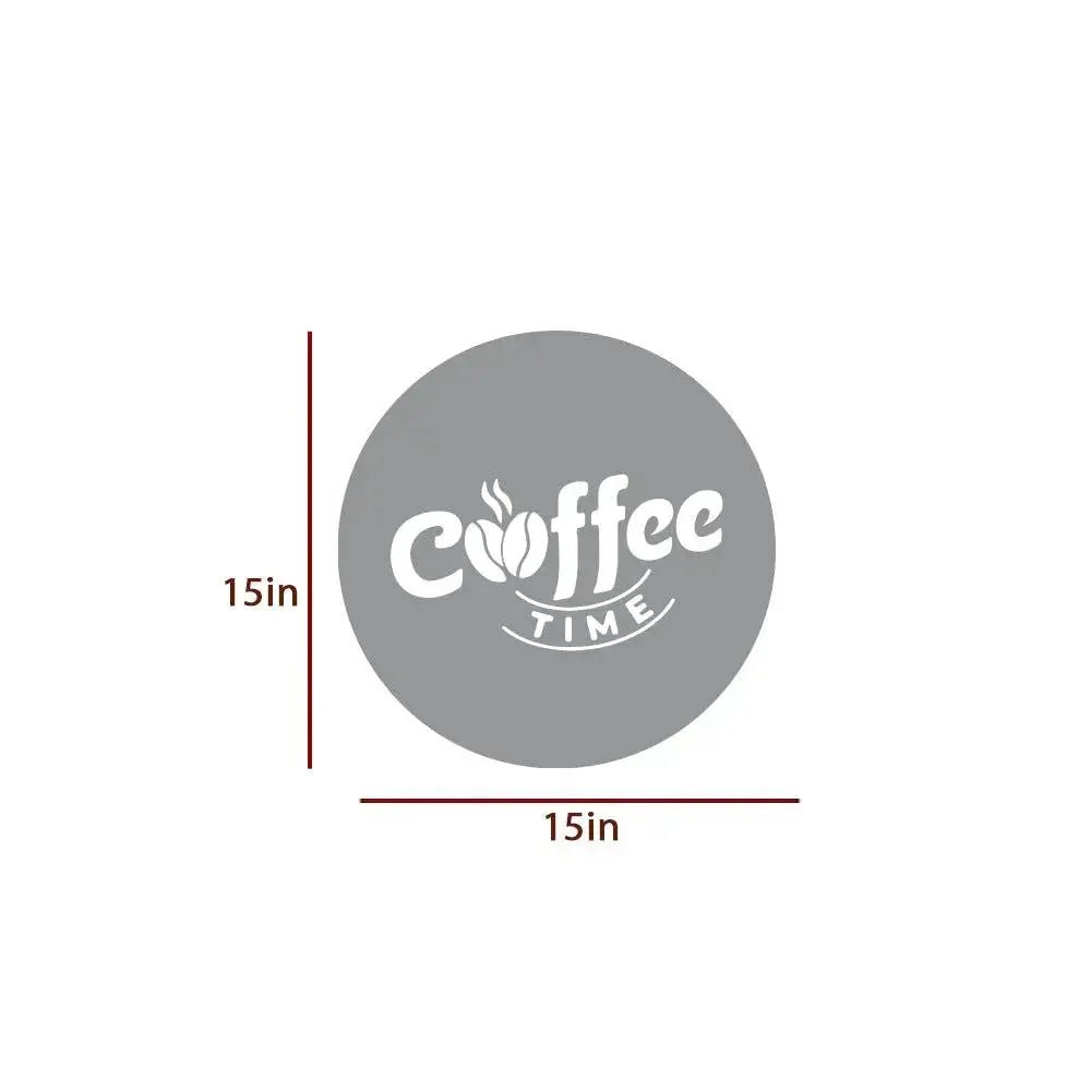 Designer Round Backlit Kitchen Wall Decor for Coffee Lovers - All India Decor