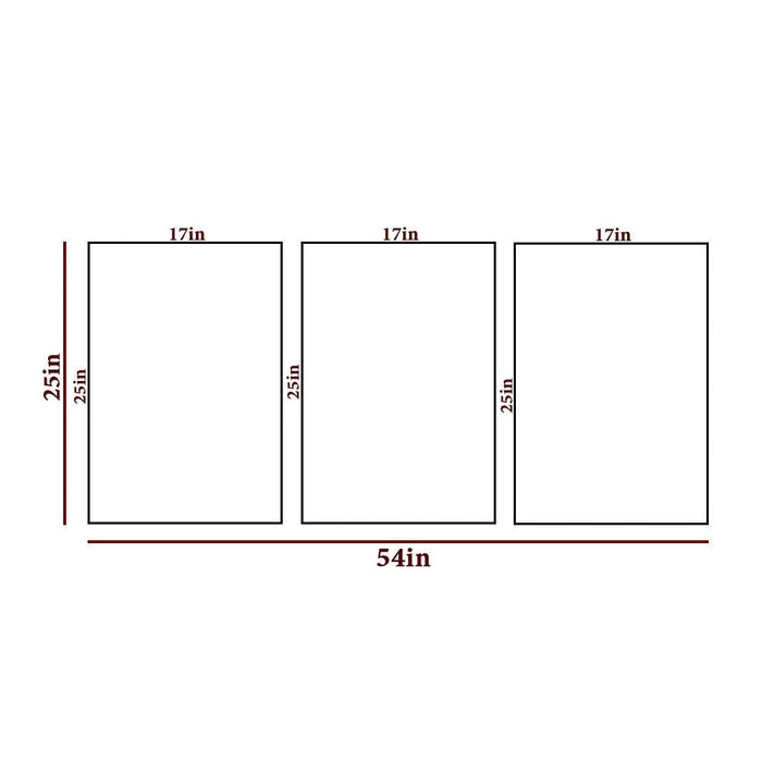 Dreamy Dandelions Green Frames Set Of 3