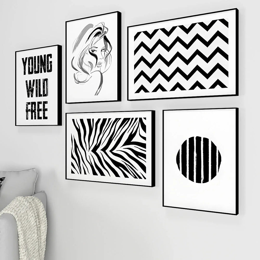 Imagination Of Nature Frame Set Of 5 - All India Decor