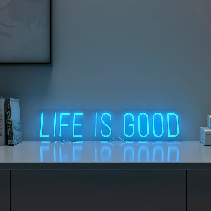 Life is Good LED Neon Light (Available in Multiple Colors)